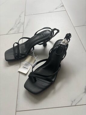 Black Strappy Shoe
